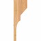 Ekena Millwork Monterey Smooth Corbel, Western Red Cedar, 3 1/2"W x 8"D x 24"H COR04X08X24MON00SWR - alternate 2